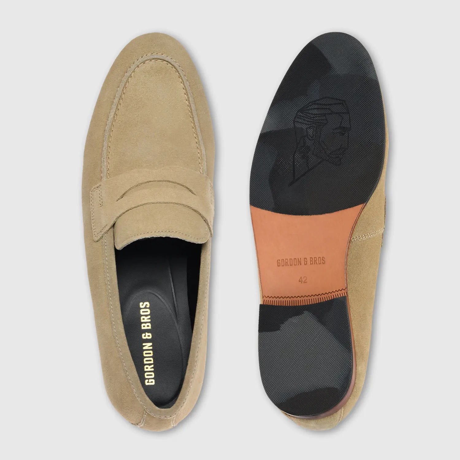 Renzo Suede Penny New Sand