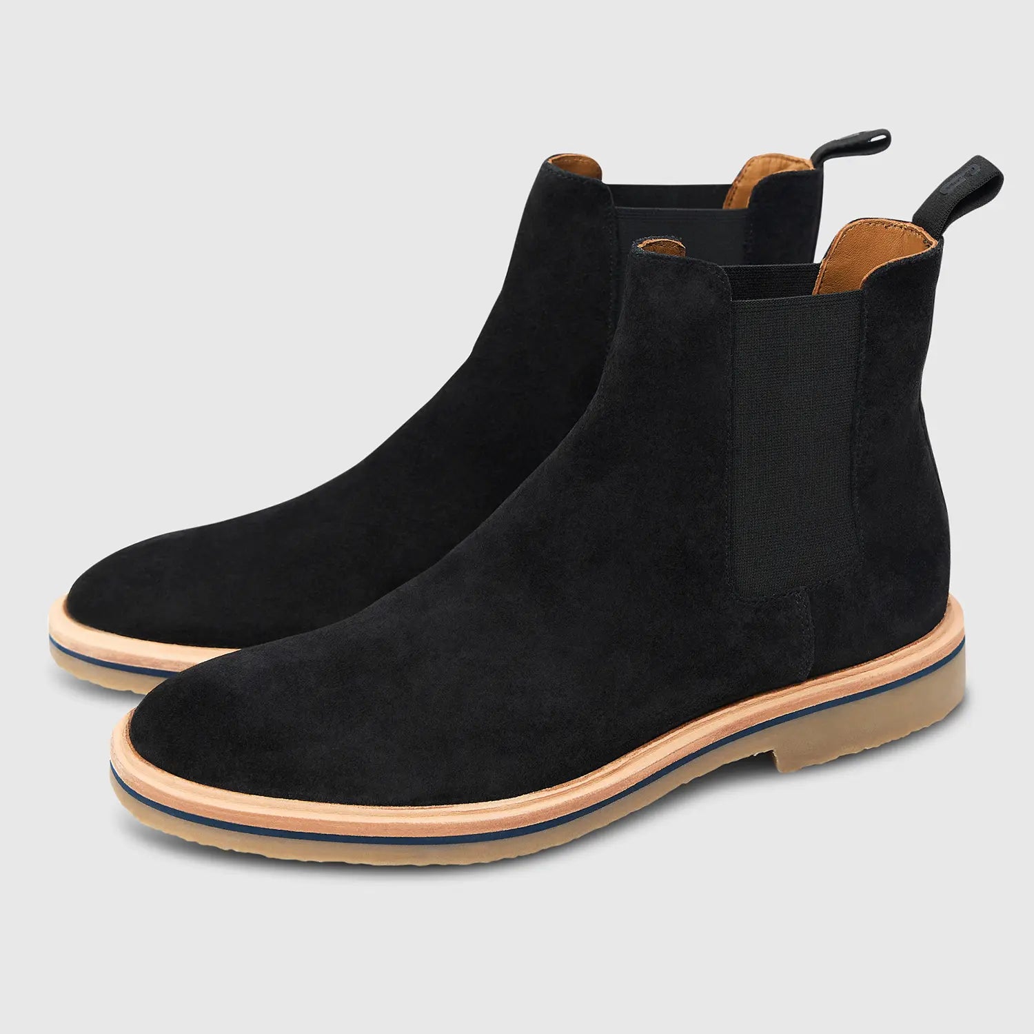 Alessio Suede Light Sole Black