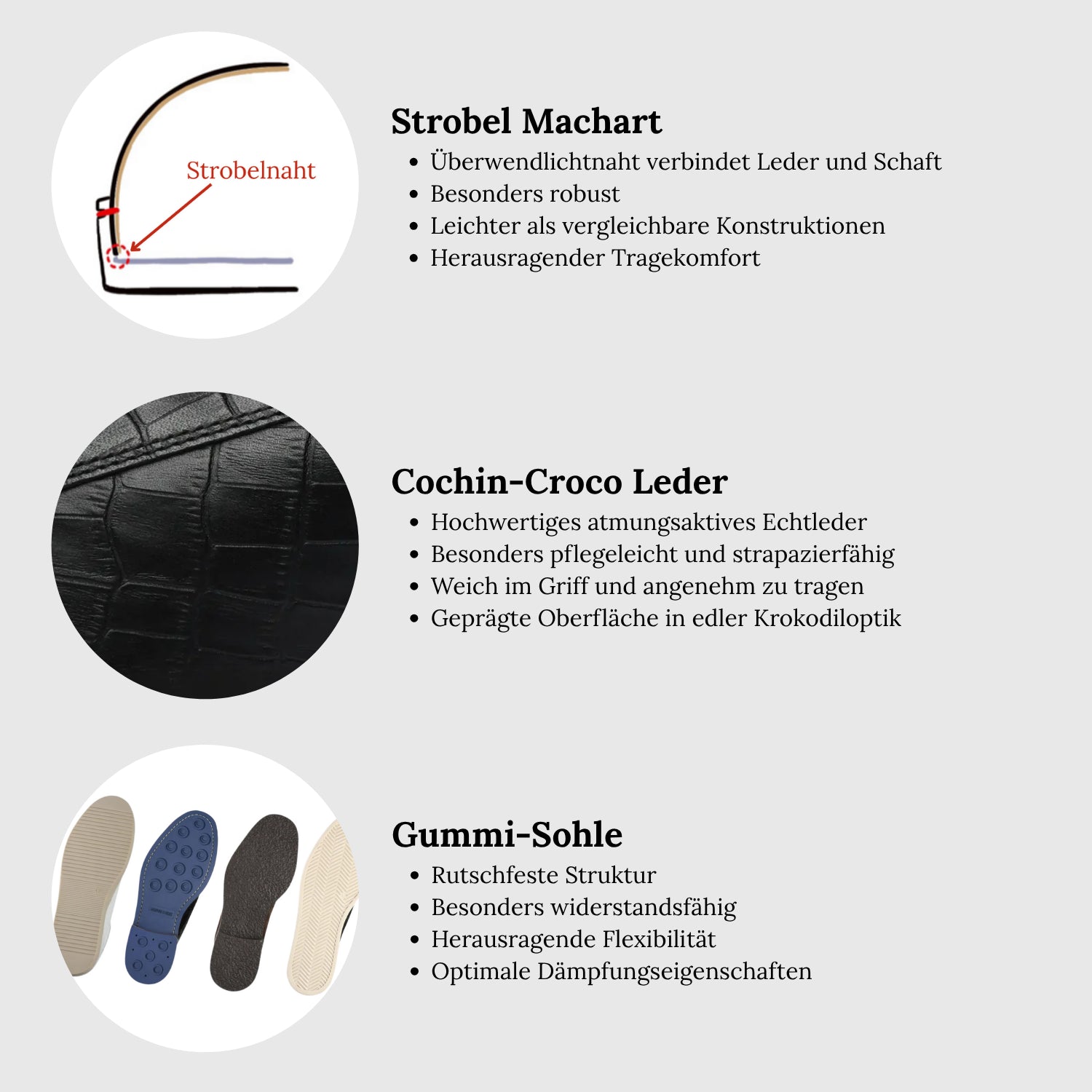 London Cochin-Croco Black