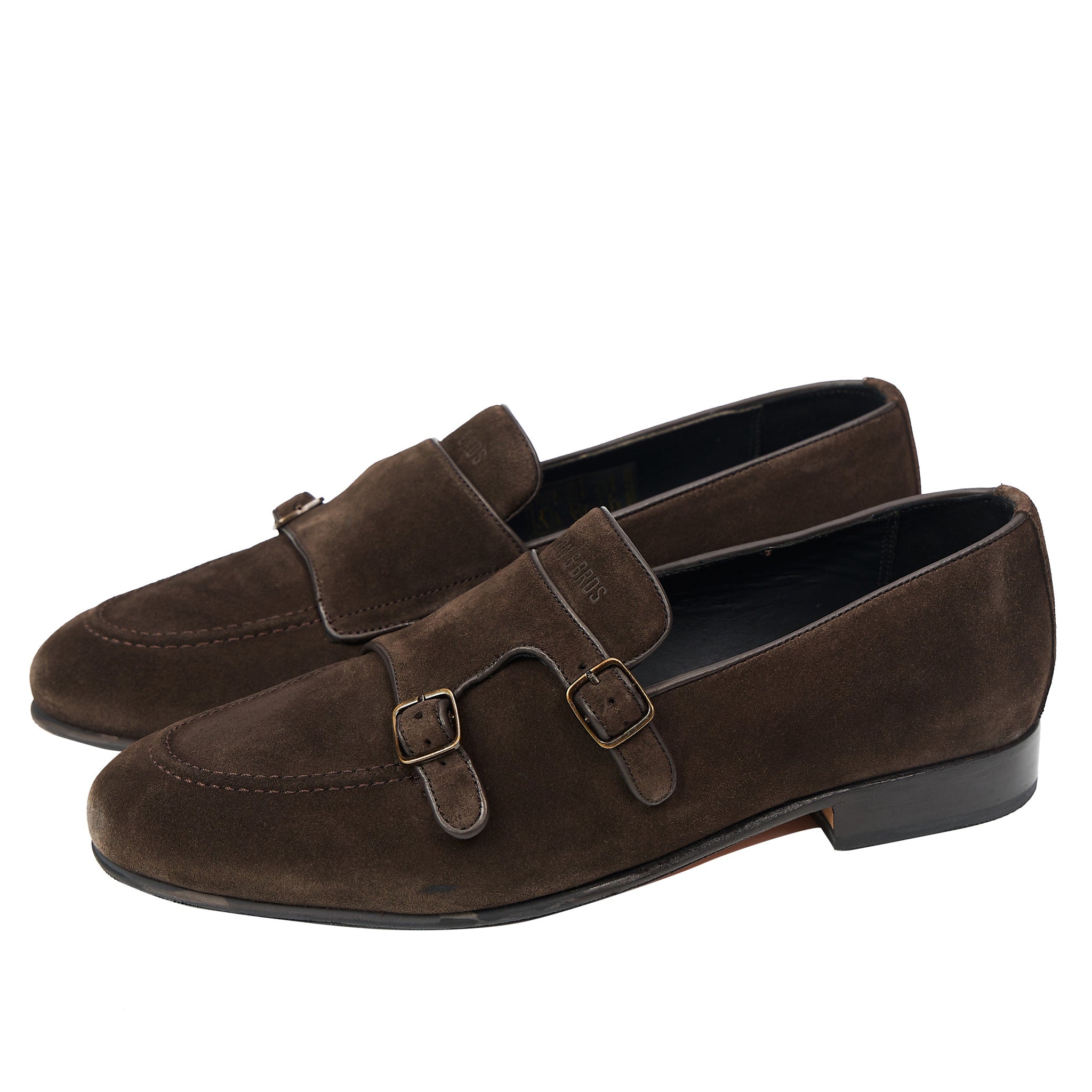 Renzo Suede Monk Dark Brown