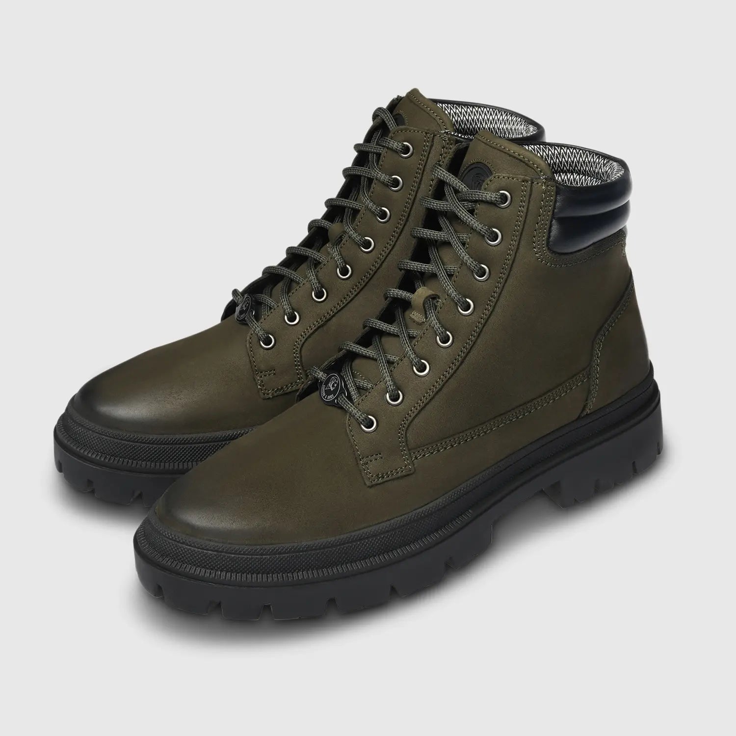 Climb Nubuck-Nappa Olive-Black