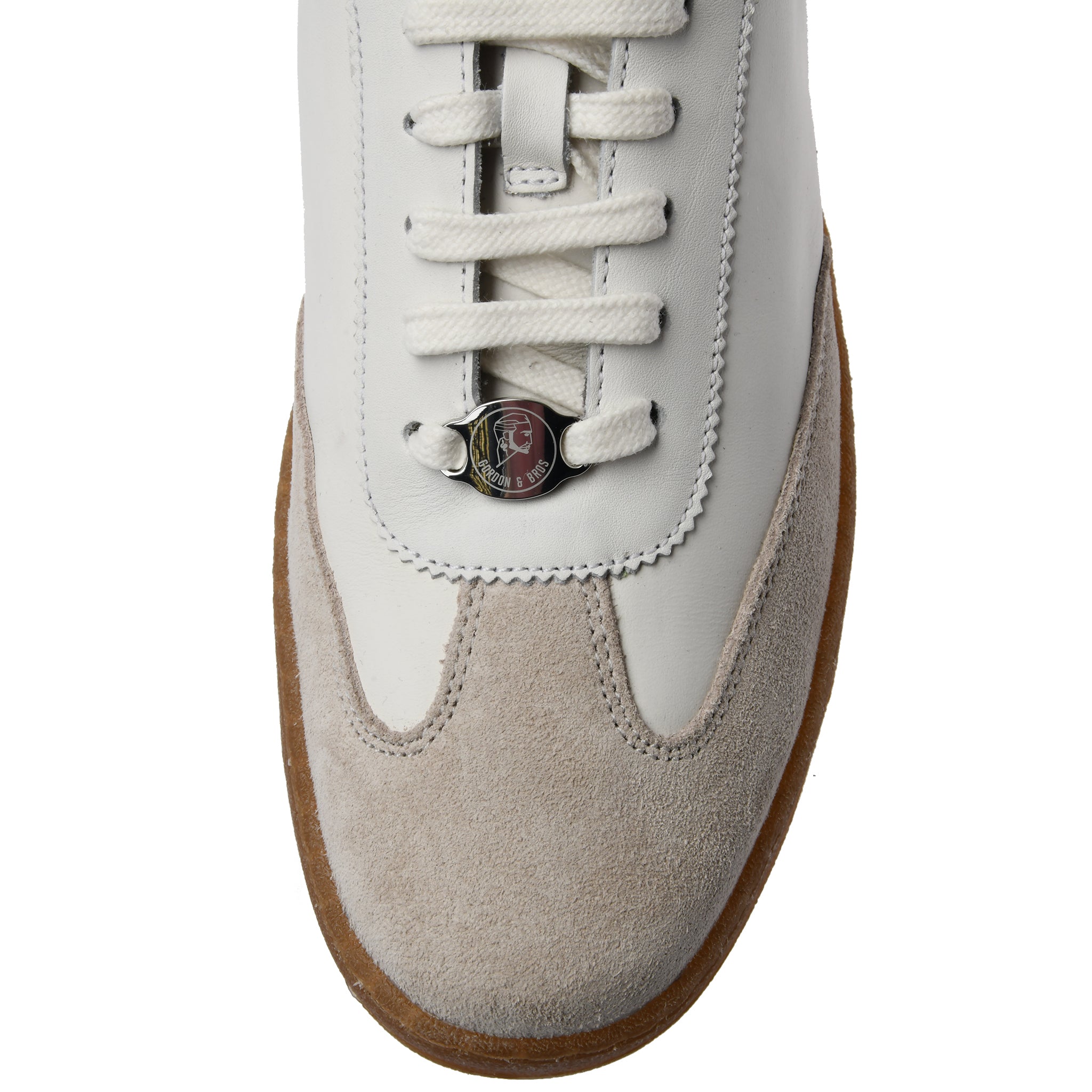 Garry Suede Lamp-White-Red