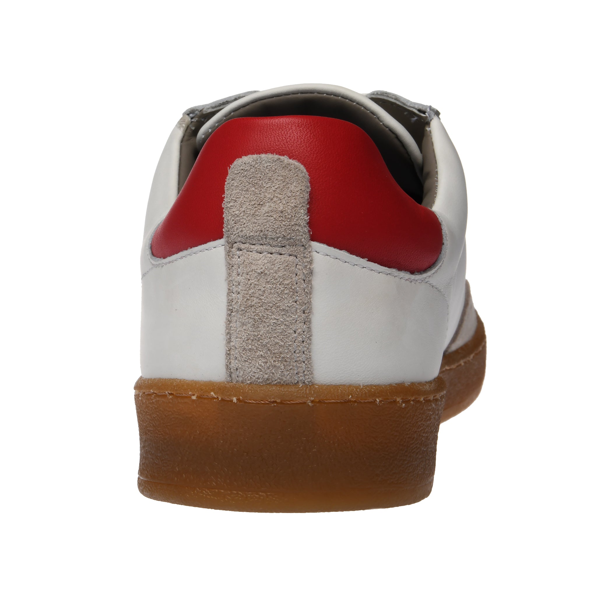 Garry Suede Lamp-White-Red