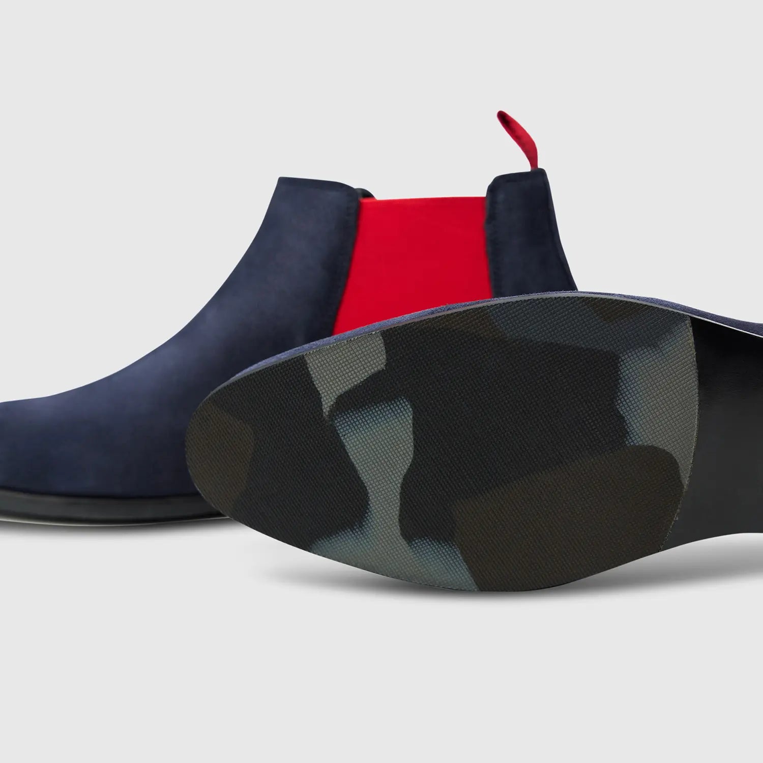Rome Suede Navy/Red