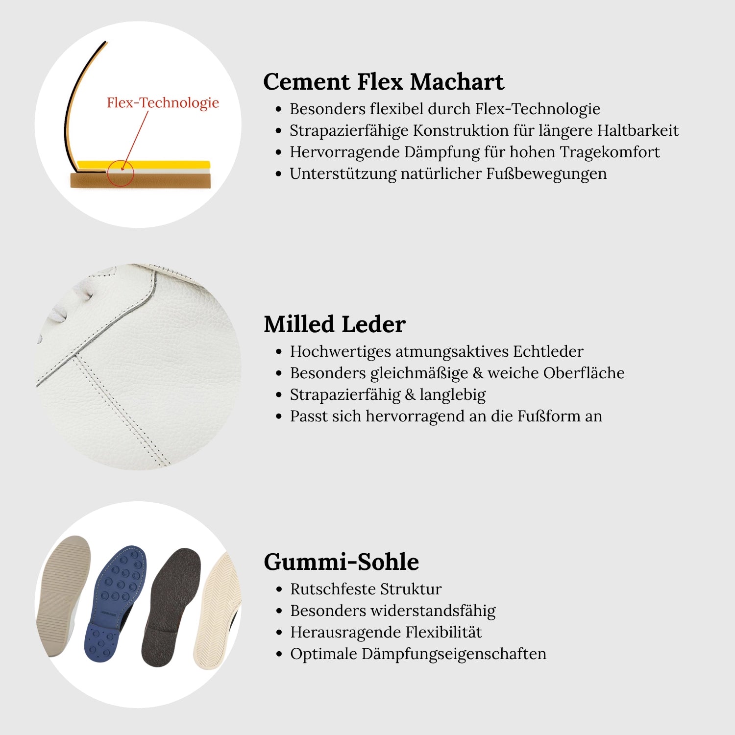 Luca Milled Light Weight Eva Sole White