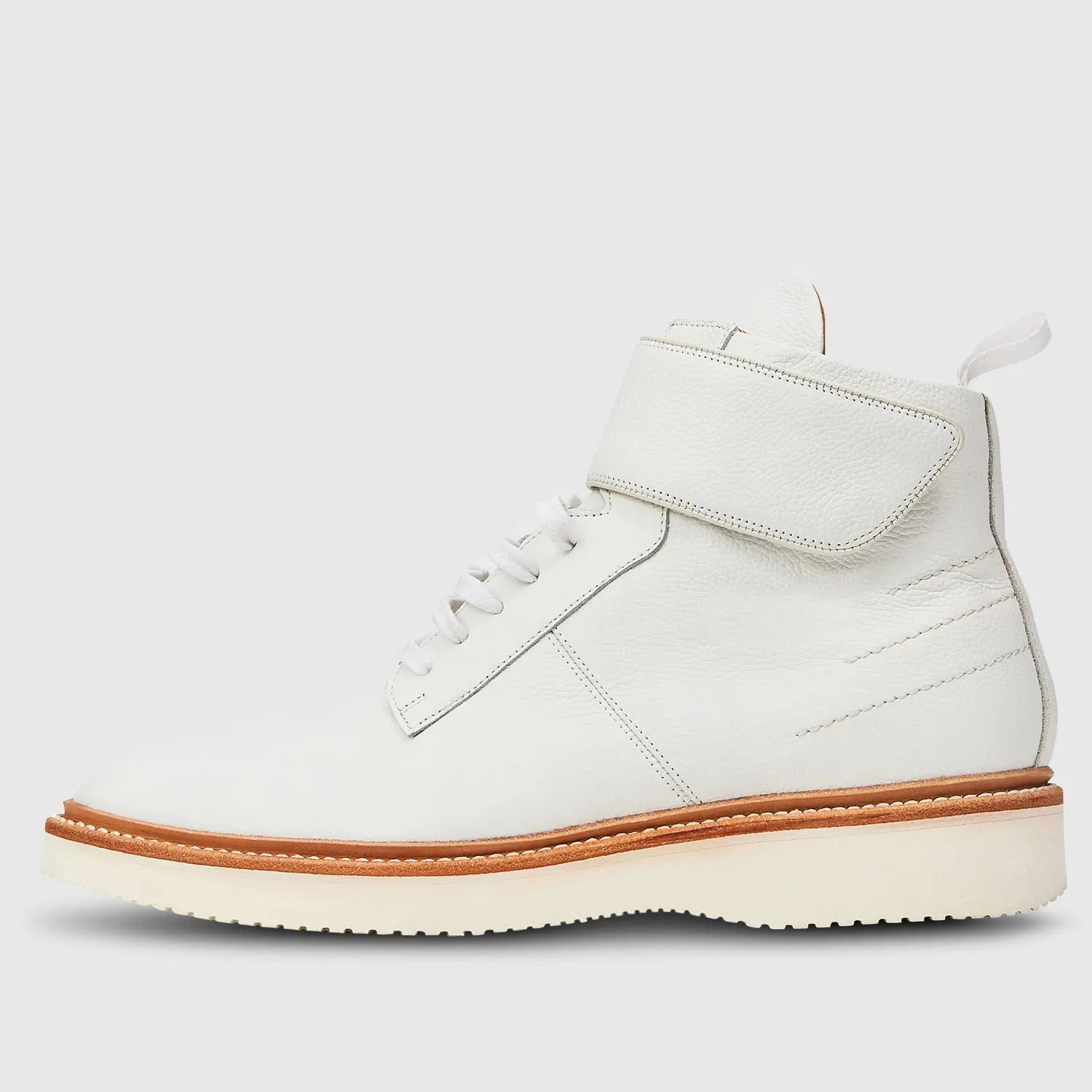 Luca Milled Light Weight Eva Sole White