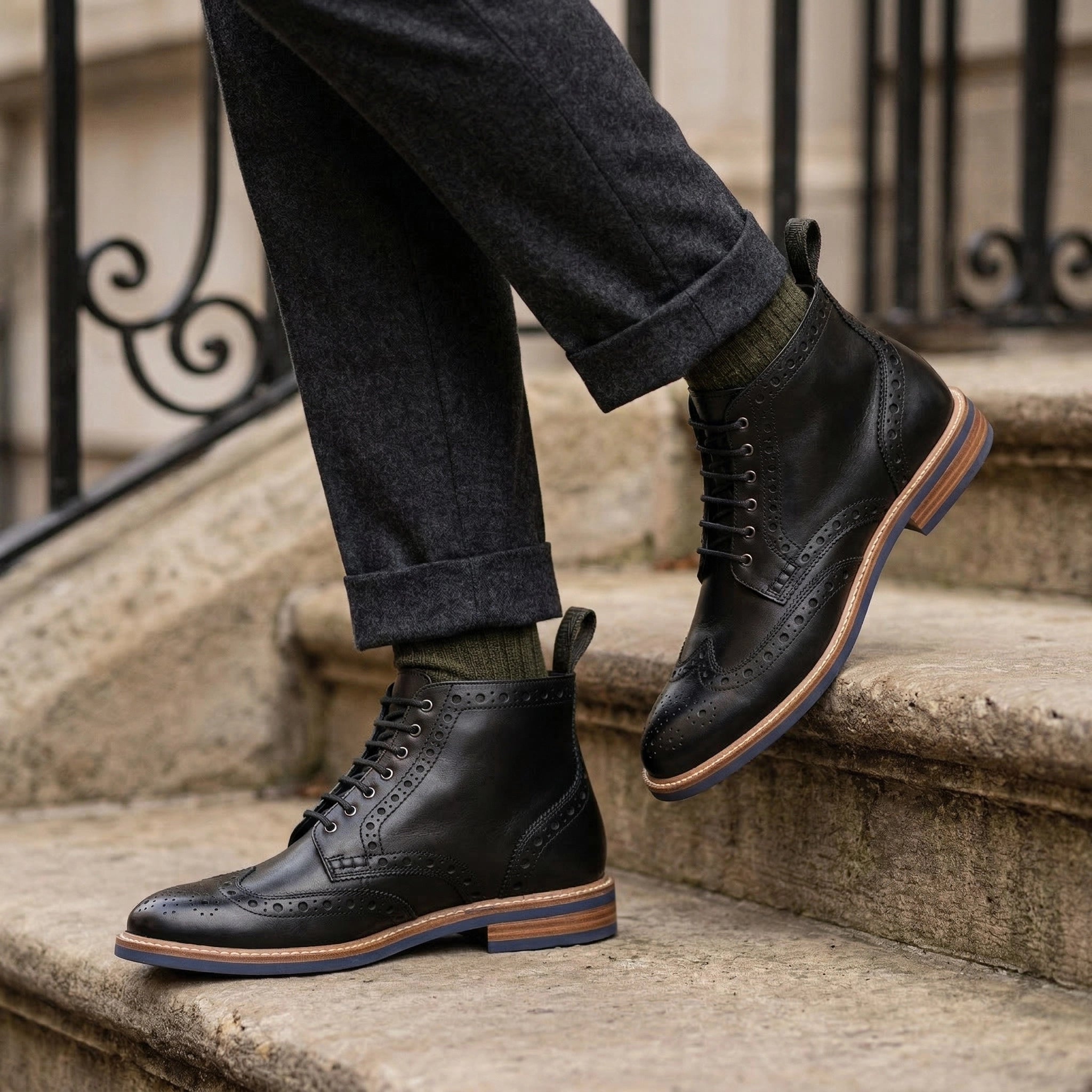 Harry Premium Blue Sole Black