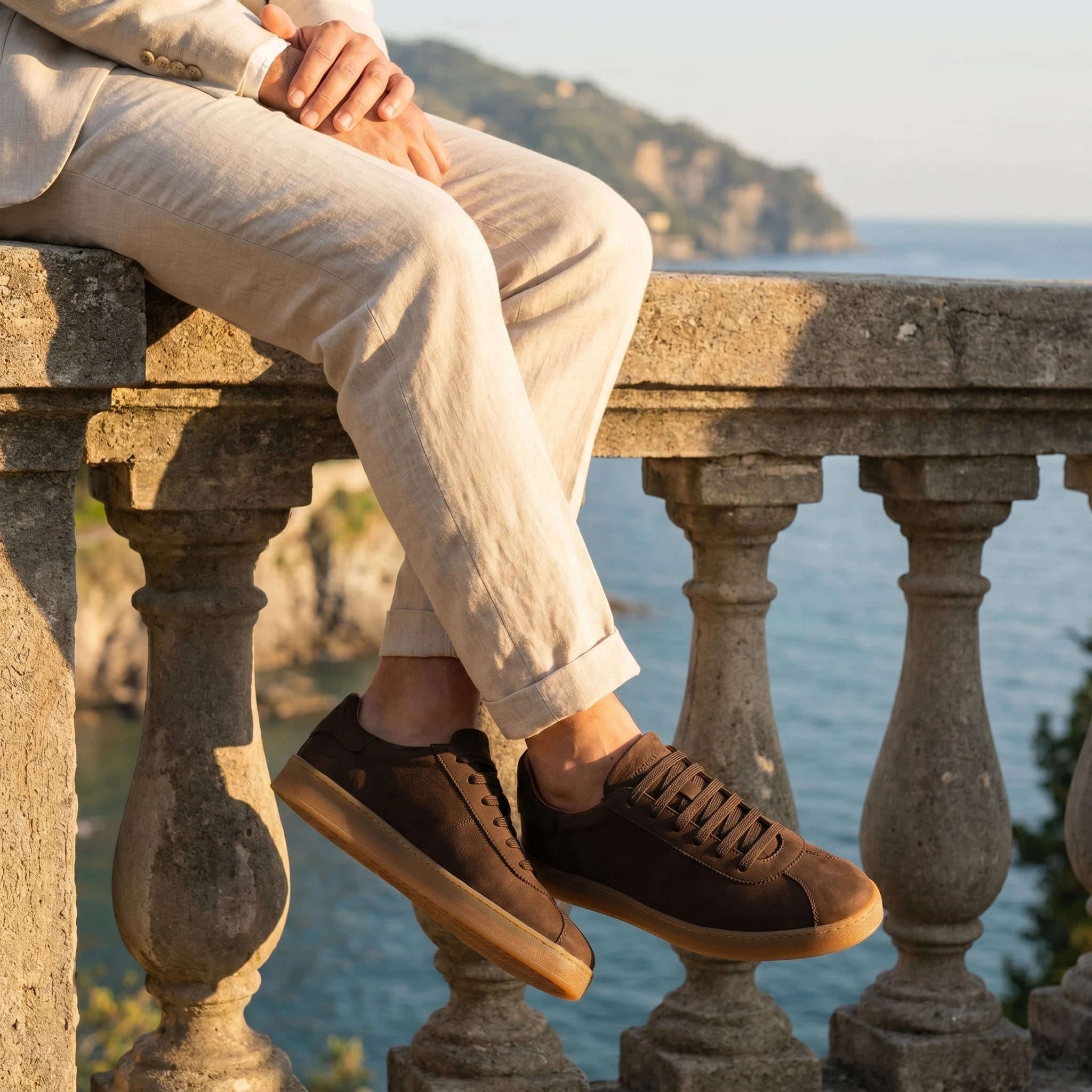 Garry | Milled/Nubuck | Dark Brown
