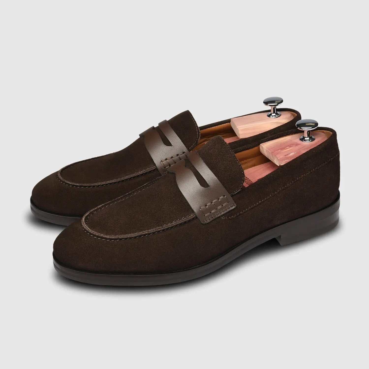 Victor Suede Dark Brown
