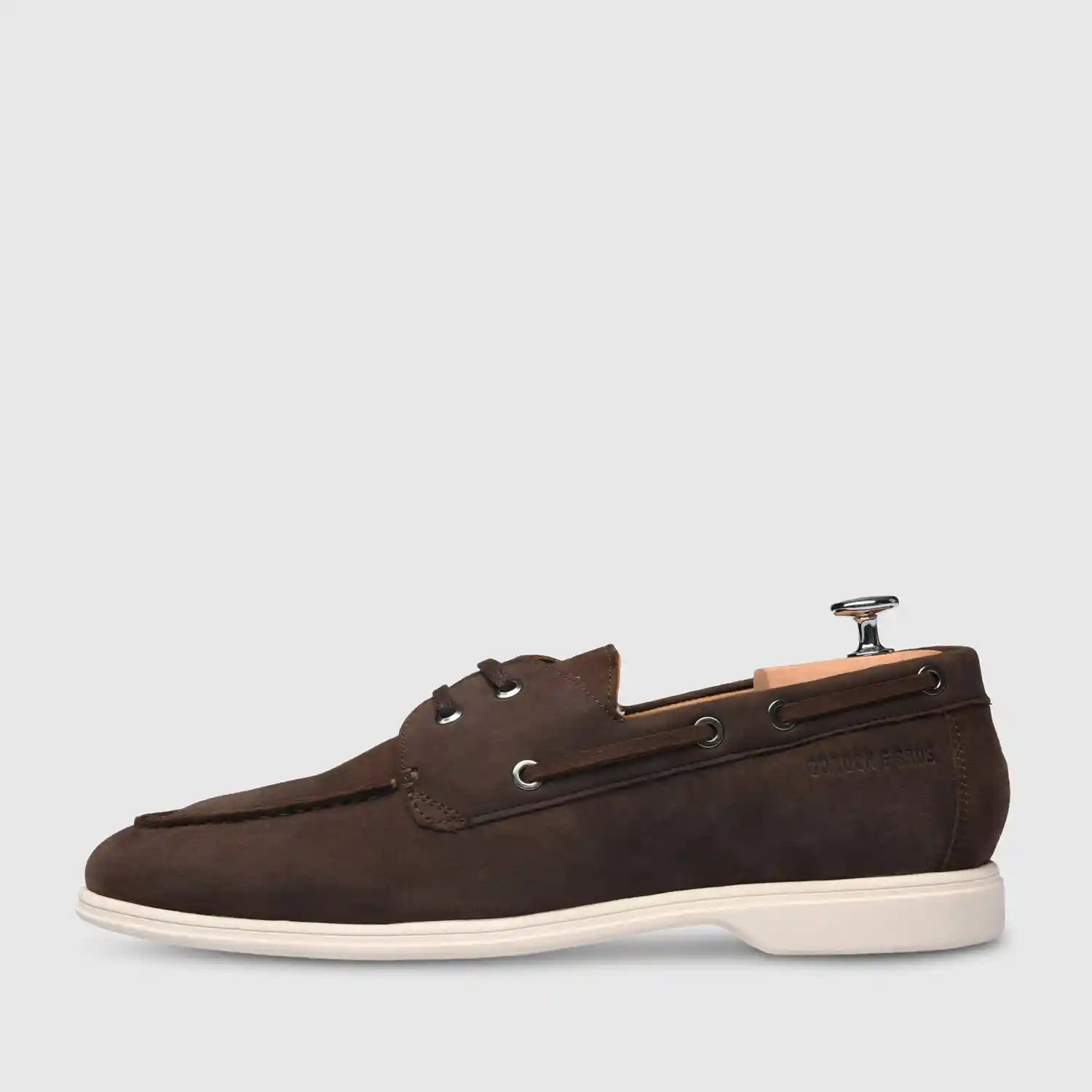 Matthieu | Lace Up | Suede | Dark Brown
