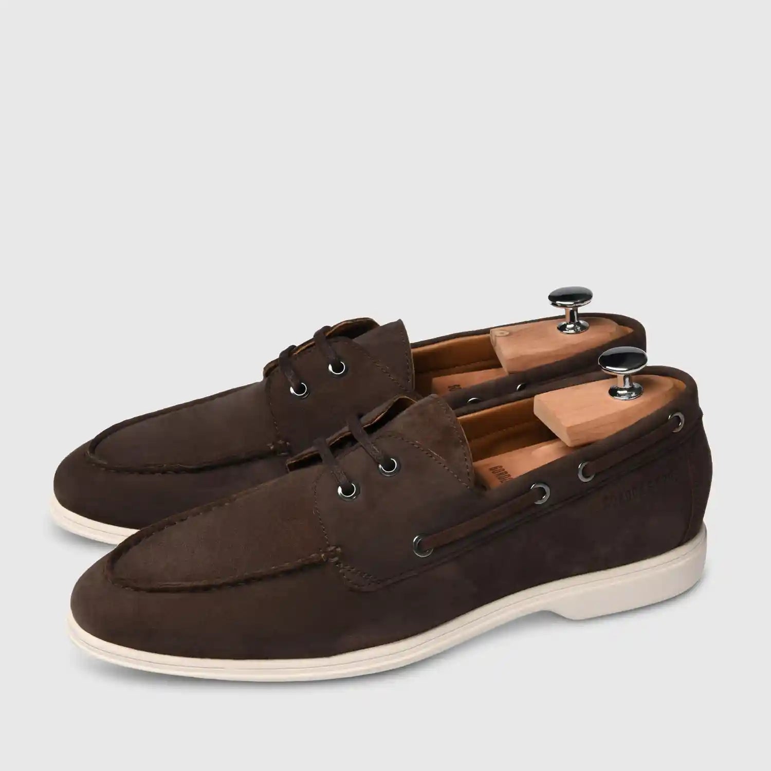 Matthieu | Lace Up | Suede | Dark Brown