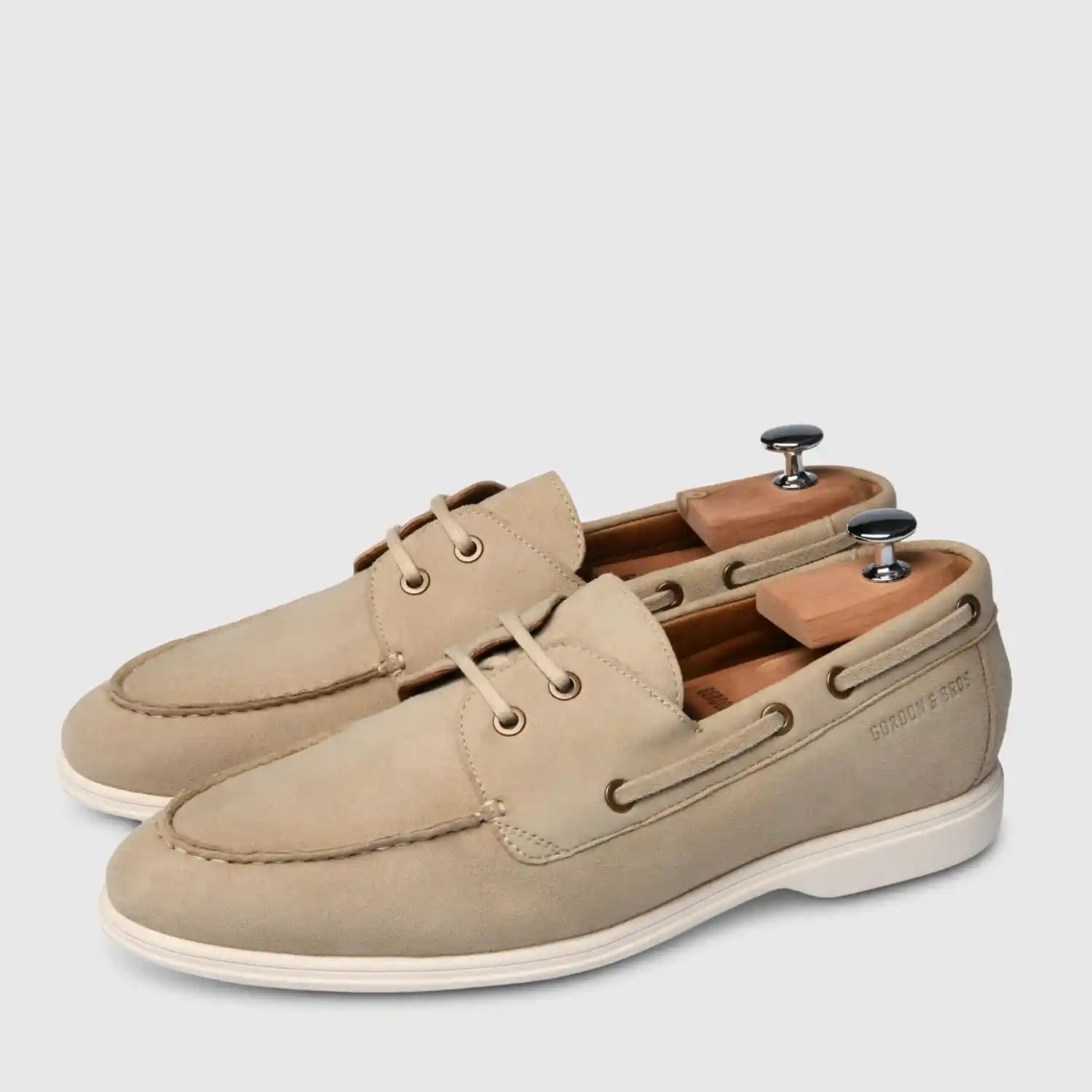 Matthieu | Lace Up | Suede | Sea Sand