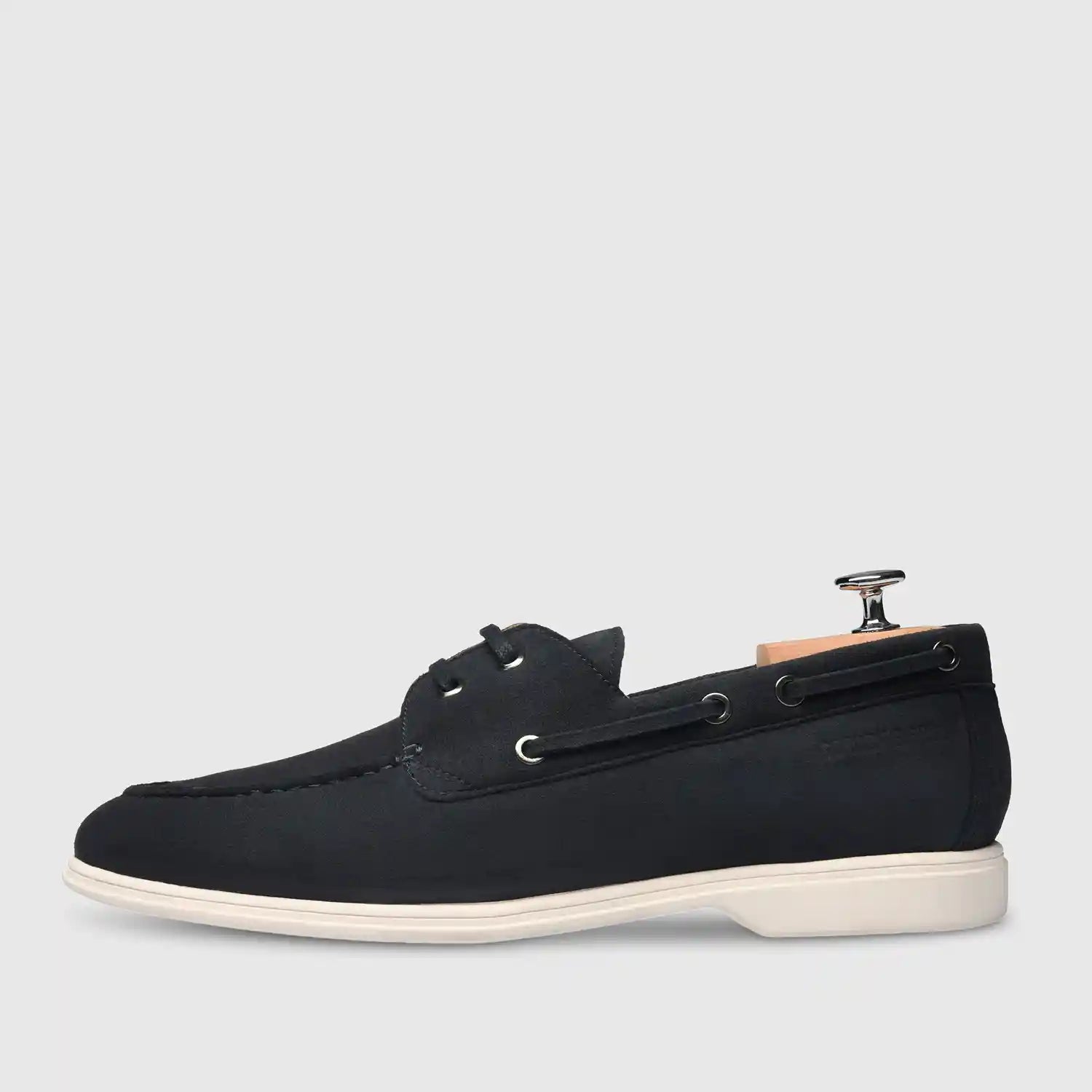 Matthieu | Lace Up | Suede | Navy