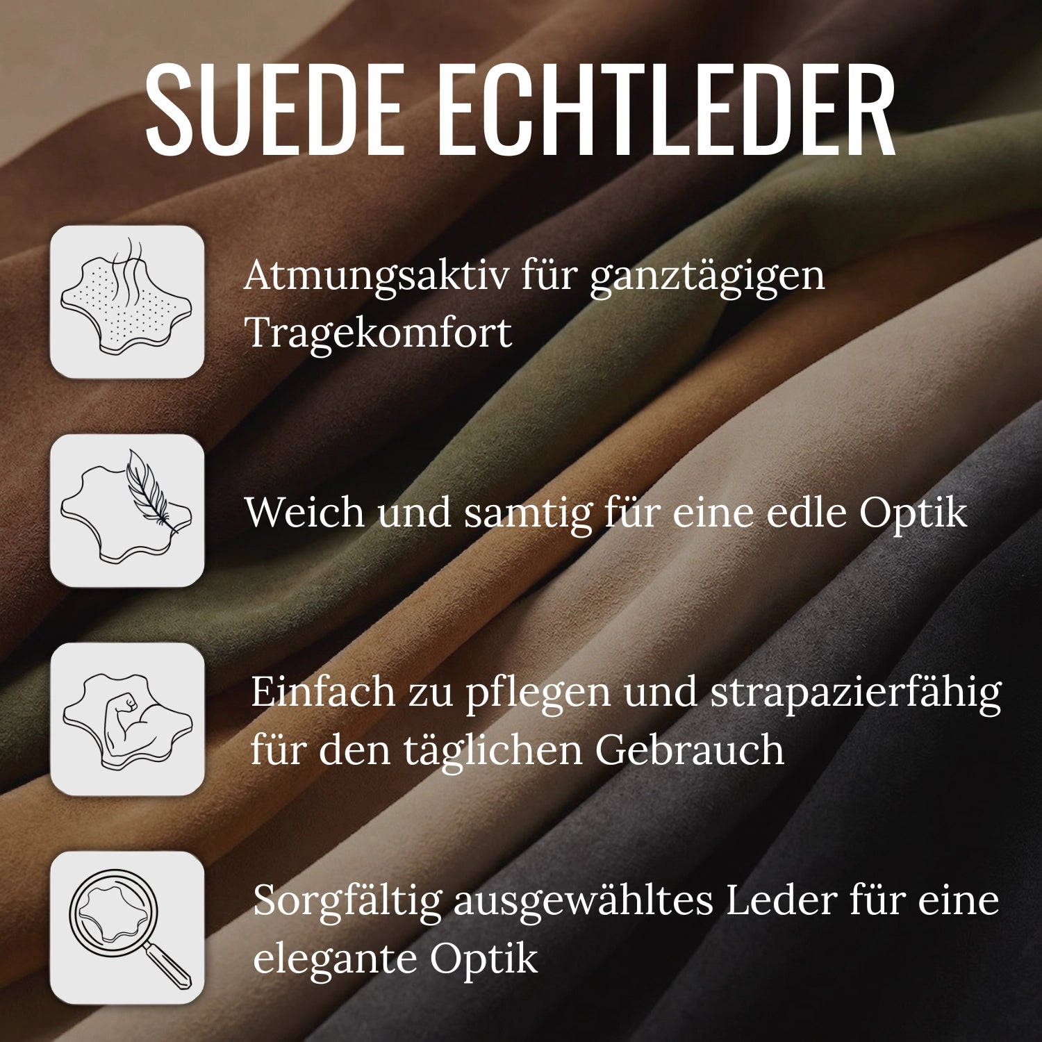 German Suede Dark Brown